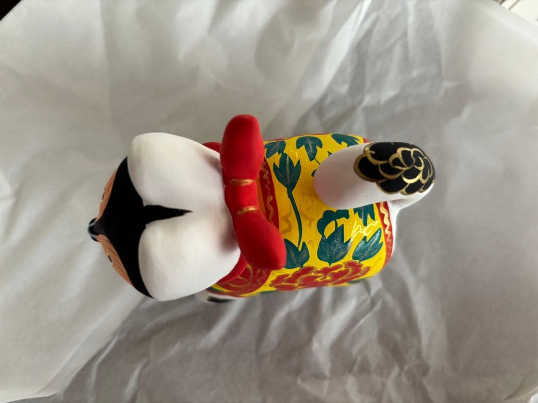 前田ビバリー 作　犬張子（牡丹文）　令和七年 夏作　桐箱・説明書付き