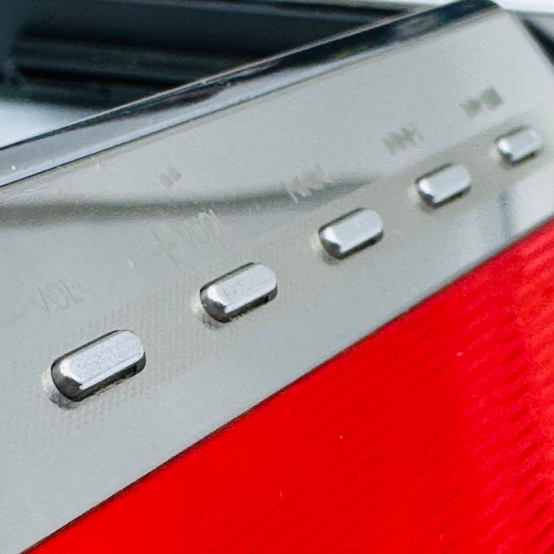 【美品・箱付き】Panasonic ポータブルMDプレーヤー SJ-MJ55-R