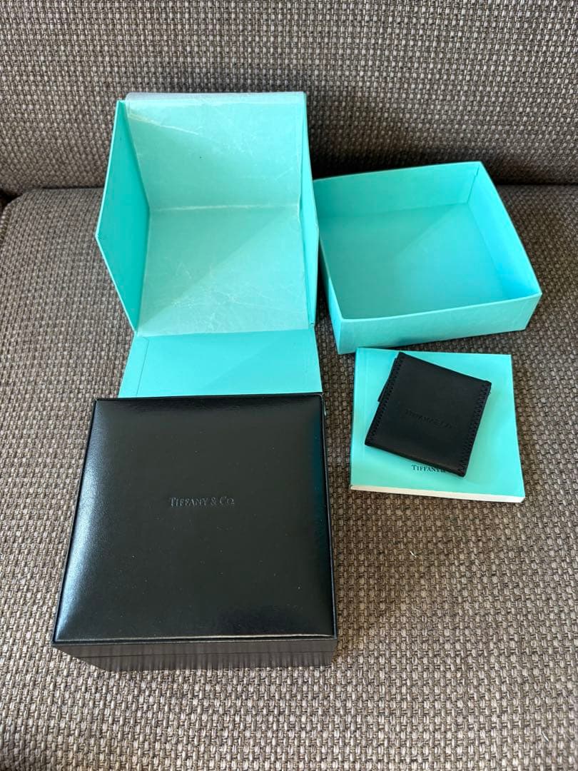 正規品　美品ティファニー時計　空箱ケース
