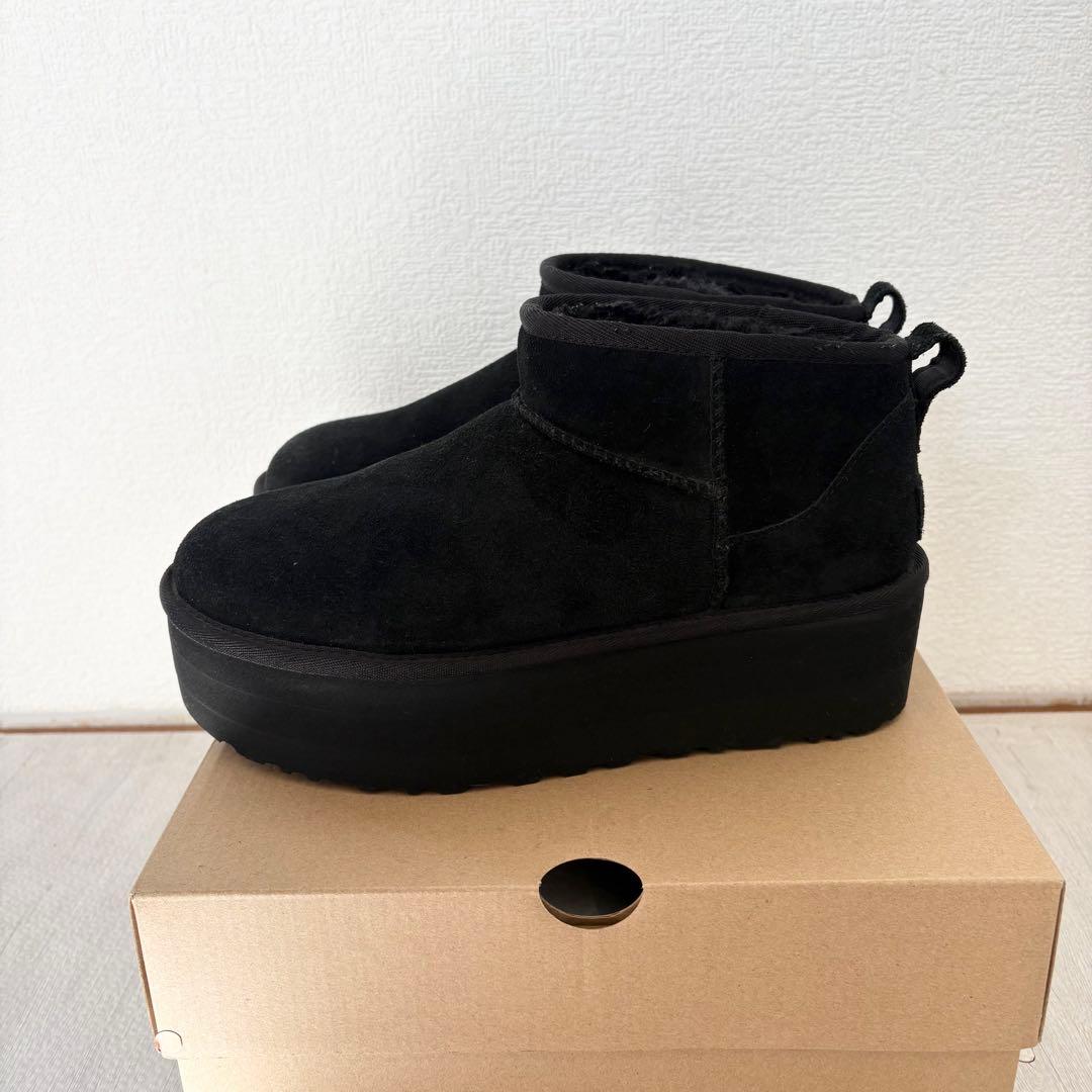 【希少】 ugg アグ クラシック ウルトラ ミニ プラットフォーム
