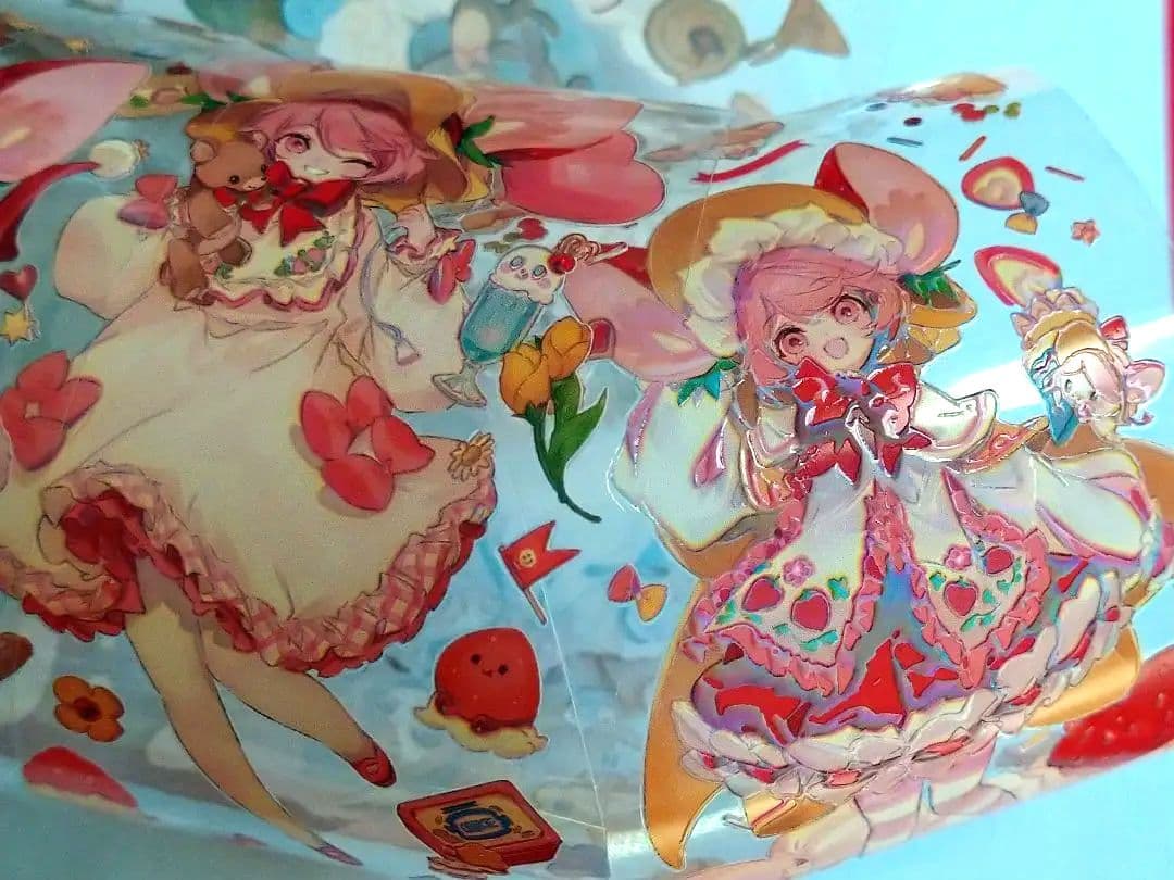 J17＃Jingle Bells(立体虹光)切り売り海外人物マステ