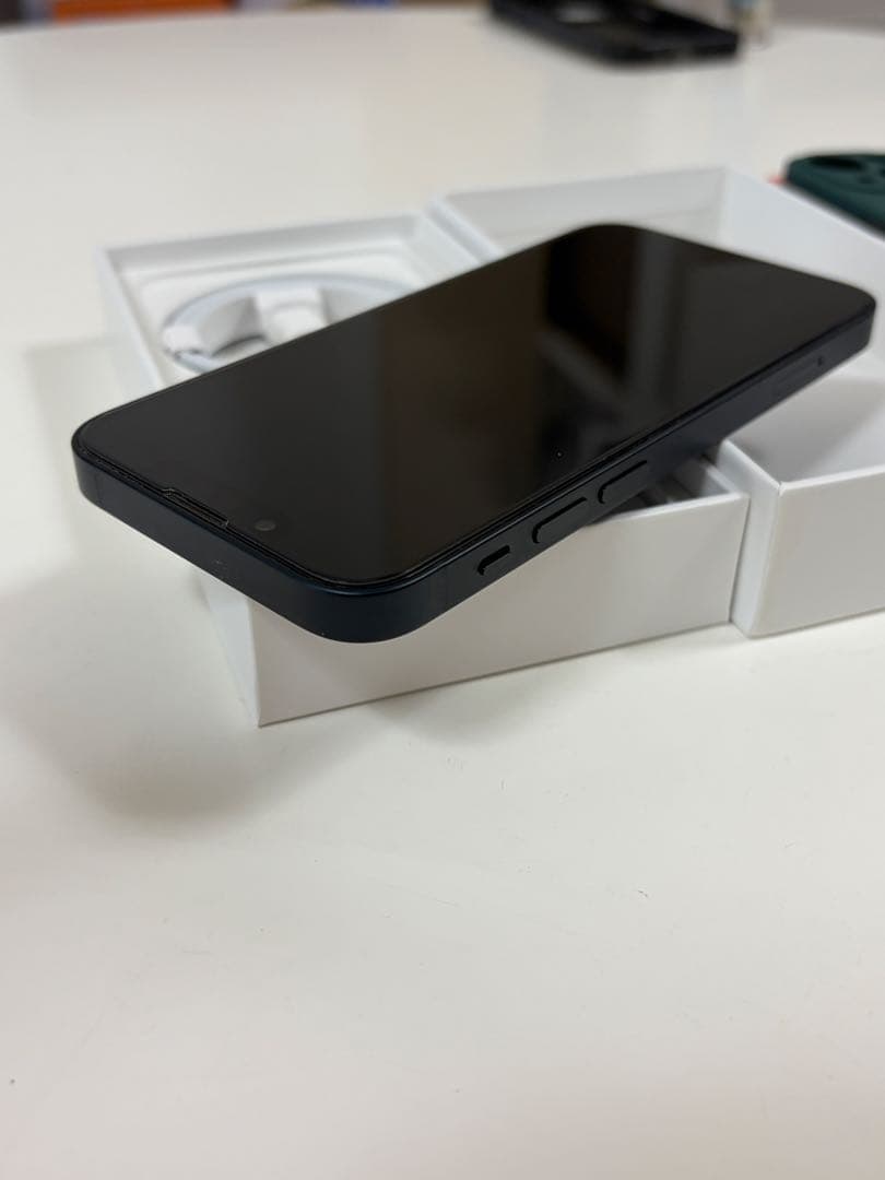 iPhone13mini 128GBミッドナイトブラック 本体 ケース付き