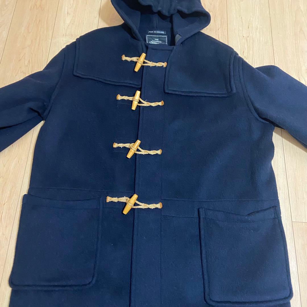 美品　イングランド製　グローバーオール gloverall ダッフルコート紺