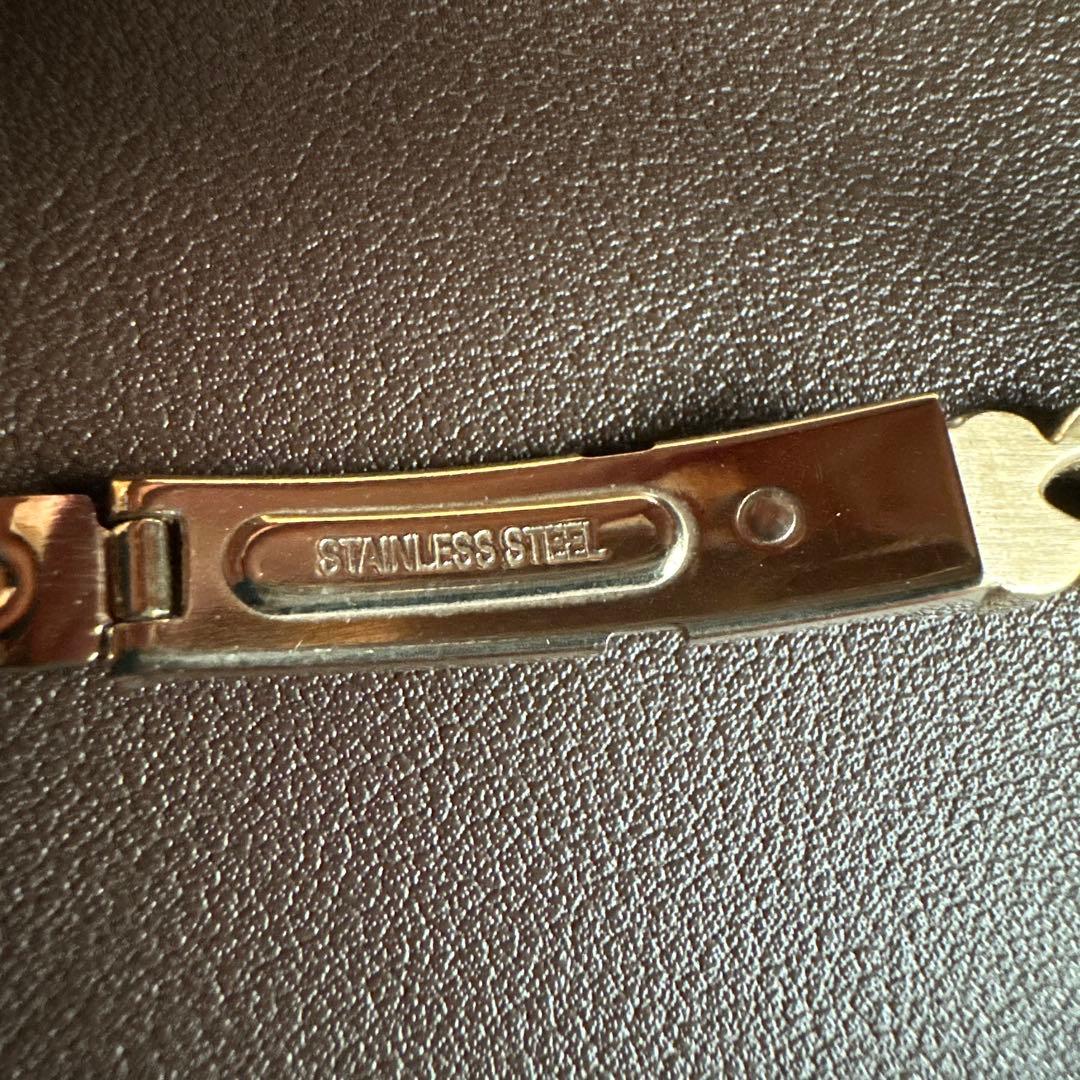 ブレスレットウォッチ シチズンエコドライブ 白蝶貝ゴールド【美品】