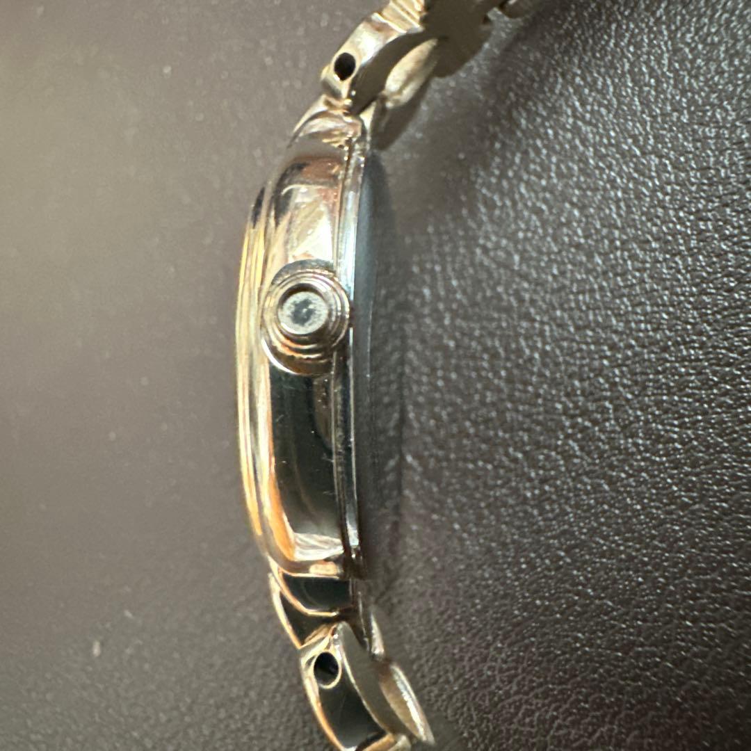 ブレスレットウォッチ シチズンエコドライブ 白蝶貝ゴールド【美品】