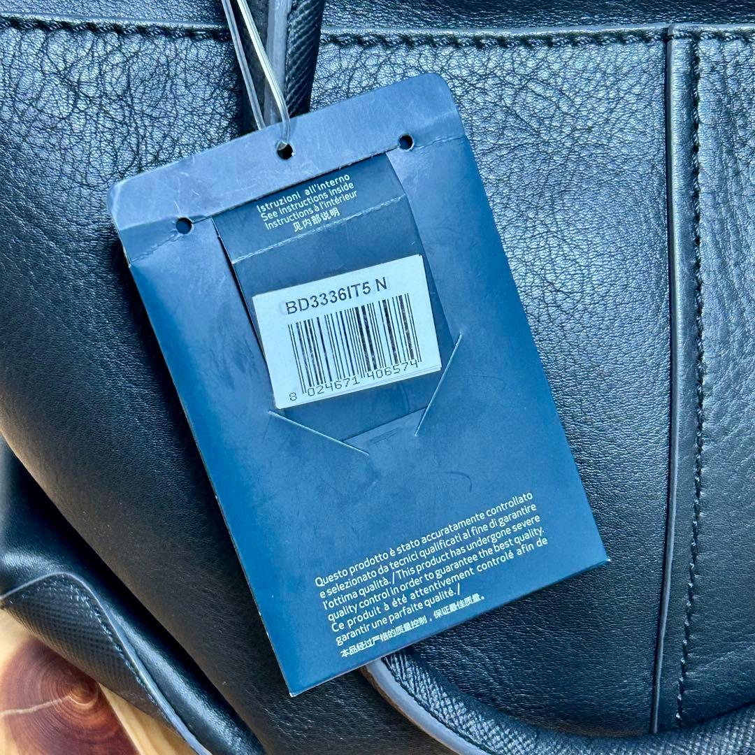 PIQUADRO Archimede(アルキメデ)ビジネスバッグ 黒 レザー