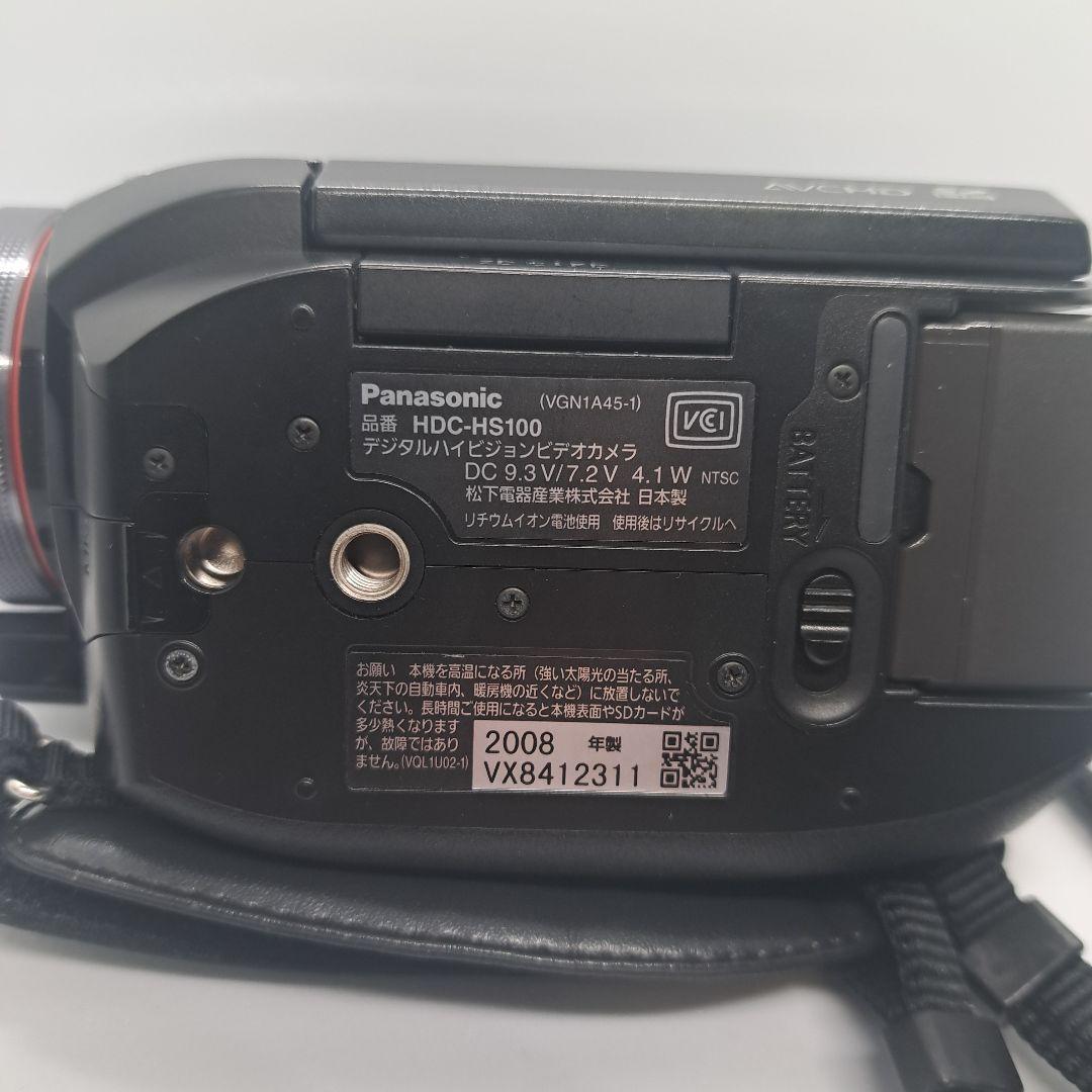 【美品】ビデオカメラ　Panasonic HDC-HS100-K