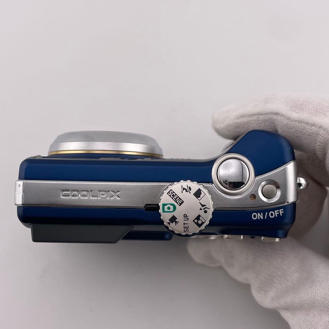 実写美⭕️美品【動作確認済】Nikon COOLPIX 5200 ブルー