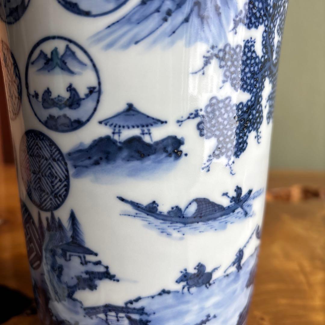 土山松泉造 水指 景徳鎮窯 平安 清水焼 茶道具 共箱