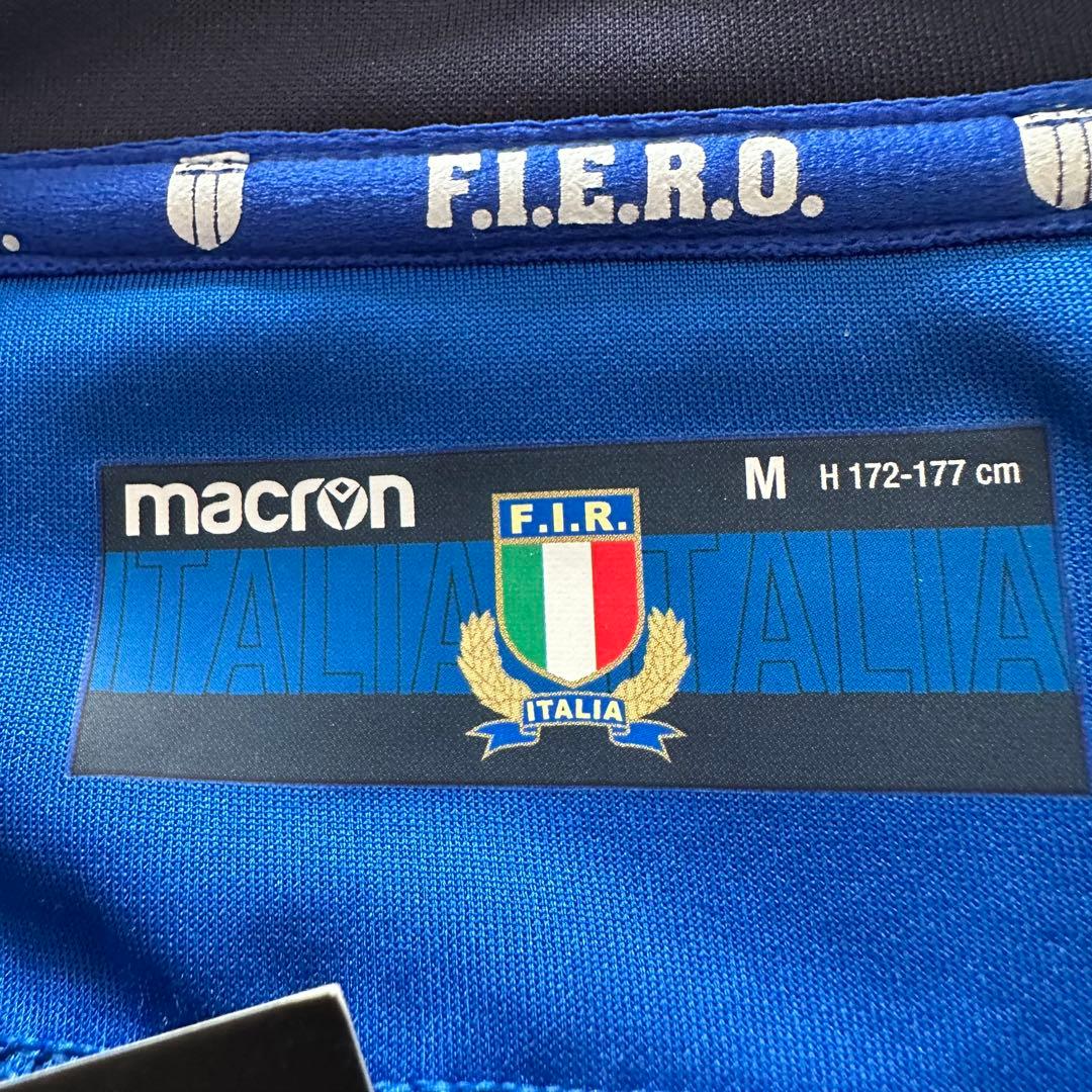 マクロン　イタリア代表　ラグビージャージ　　W杯　2019年　Mサイズ
