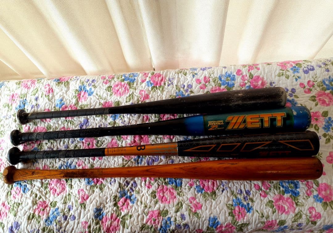 野球バット４本セット♪ ブラックキャノンZ他 ZETT イグニオ ミズノ 軟式