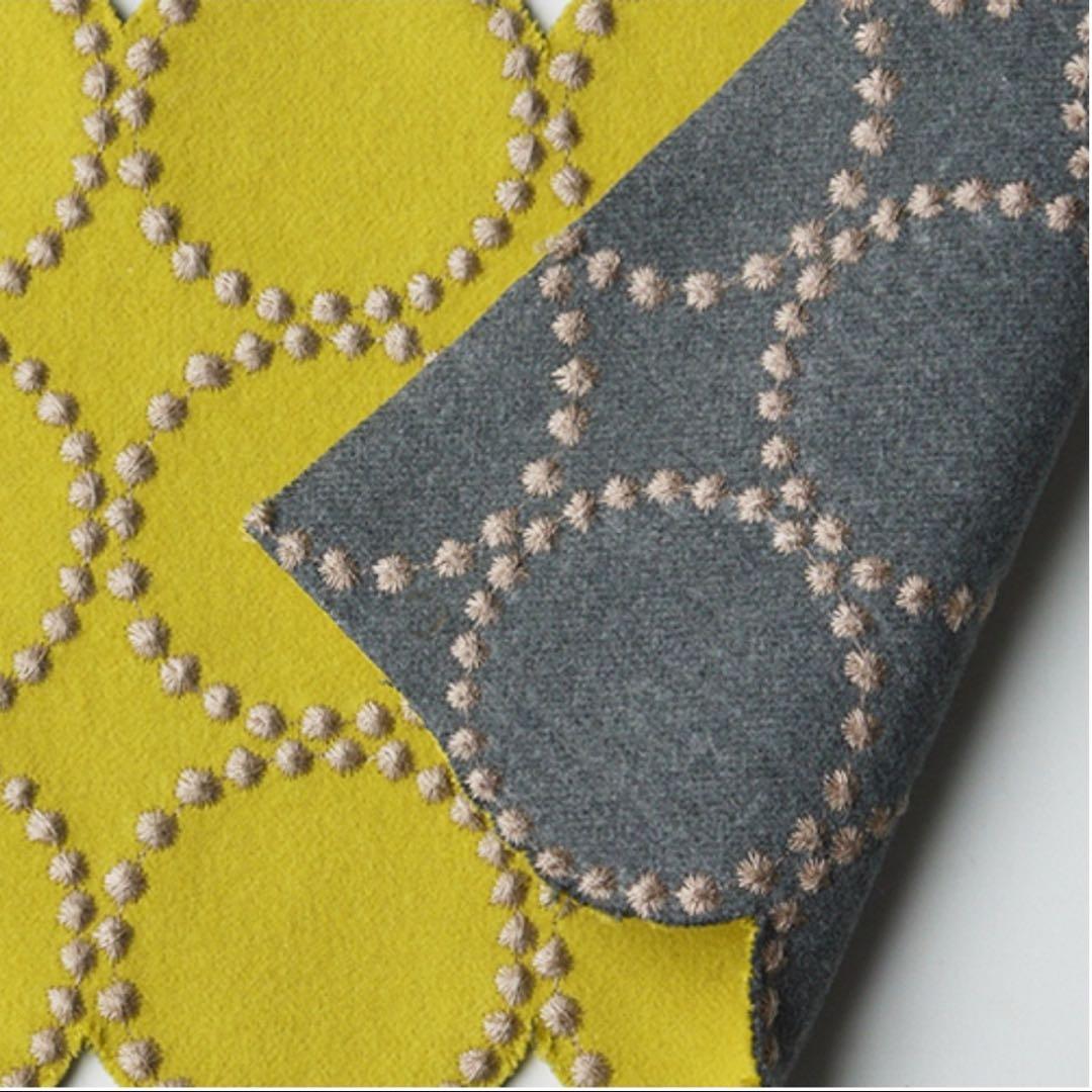 ミナペルホネン スツール タンバリン 太脚B 【イエロー/グレー】 チェア 椅子