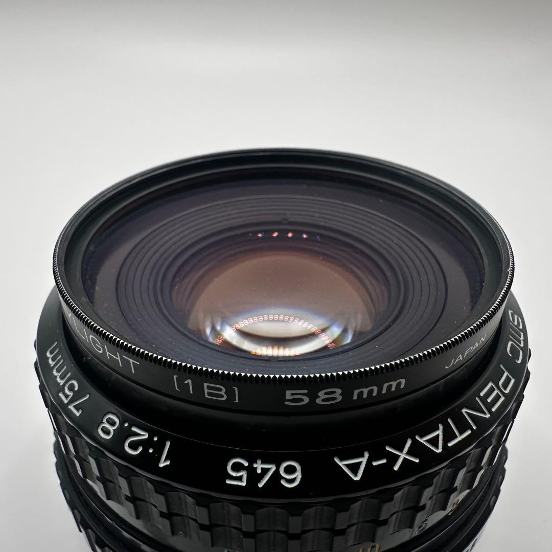 PENTAX-A 645 75mm f2.8 レンズ smc ペンタックス