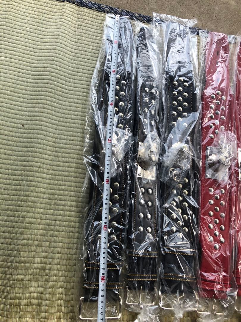 スタッズデザイン　犬　首輪（複数色）大型犬