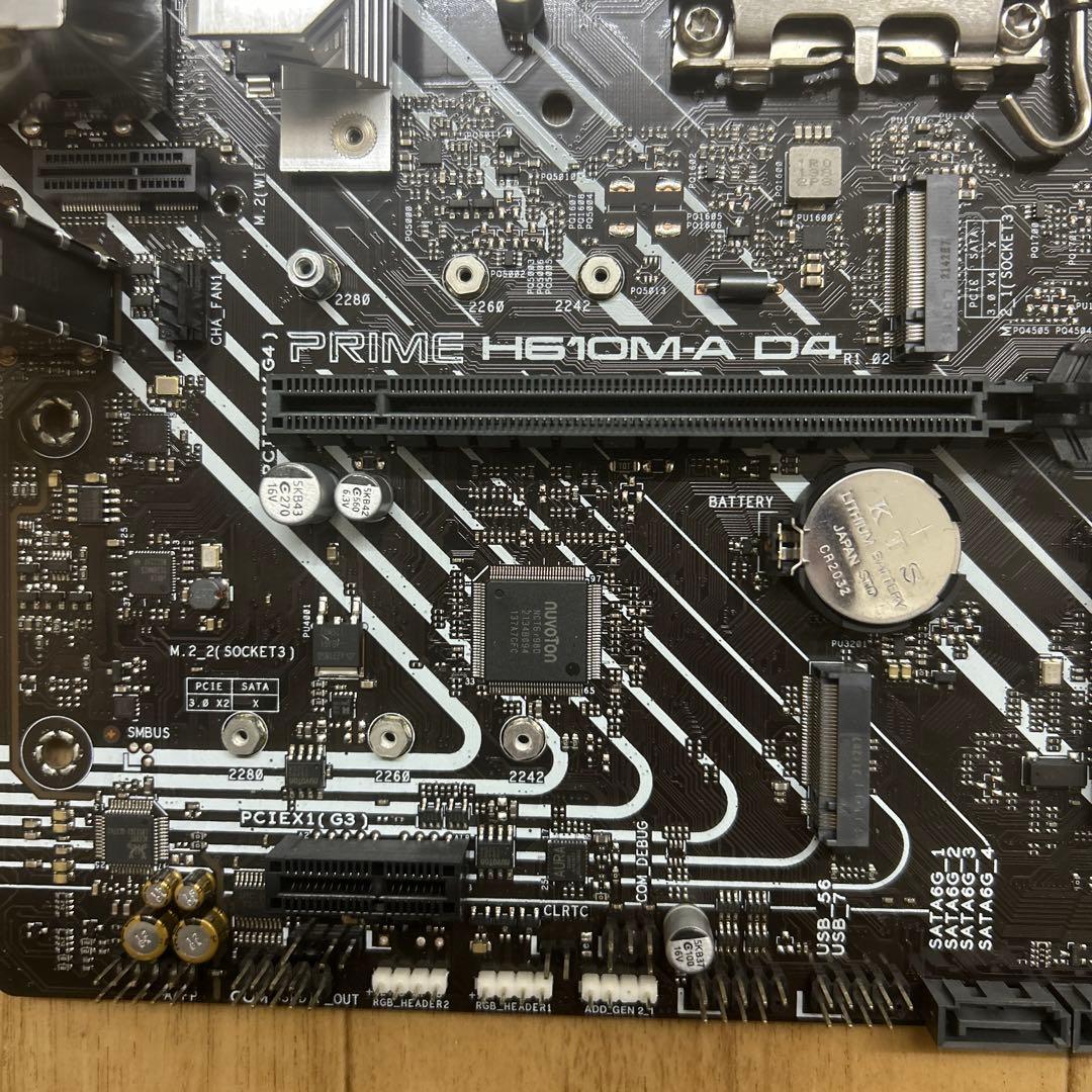 マザーボード ASUS PRIME H610M-A D4Intel Core i5-12400
