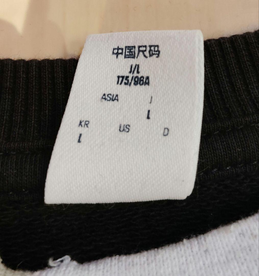 Reebok ダメージスウェット L ブラック 松村北斗 常田大希