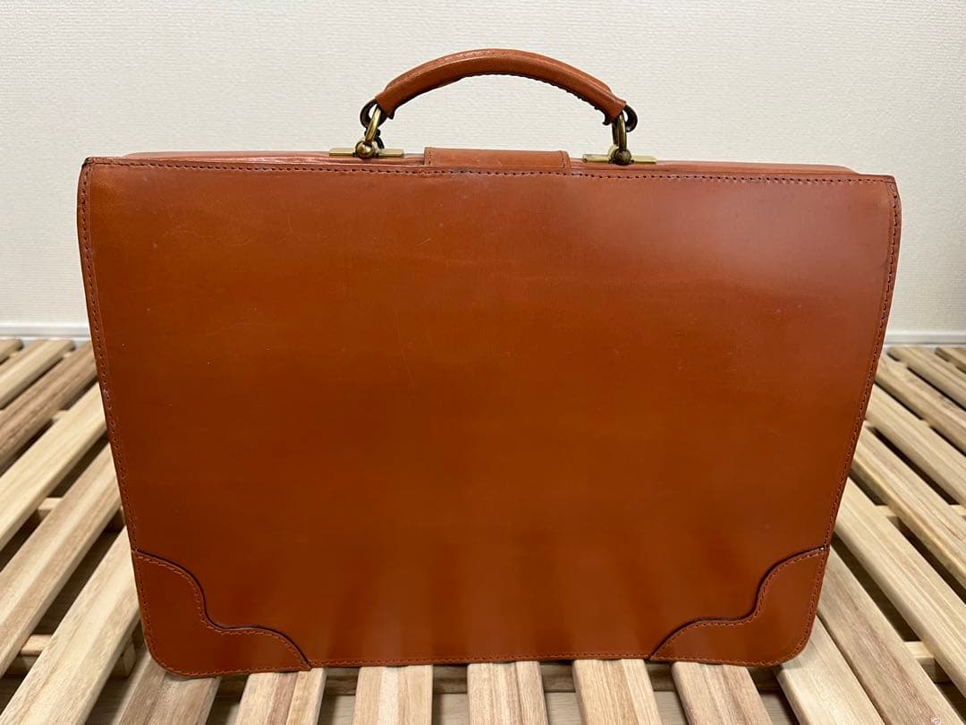 グレンロイヤル×ブルックスブラザース 希少ダブルネーム　ブライドル　ダレスバッグ