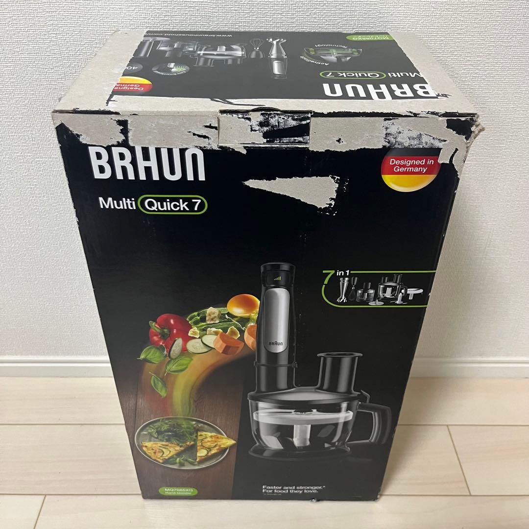 BRAUN Multi Quick 7 ブラックシルバー MQ7085XG