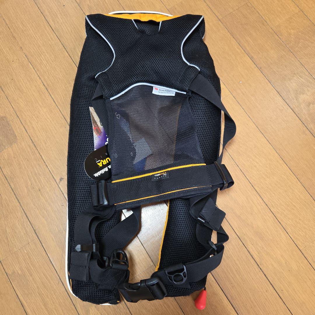 ㊴新品未使用 バリバス 自動膨張ライフジャケット タイプA イエロー 桜マーク付