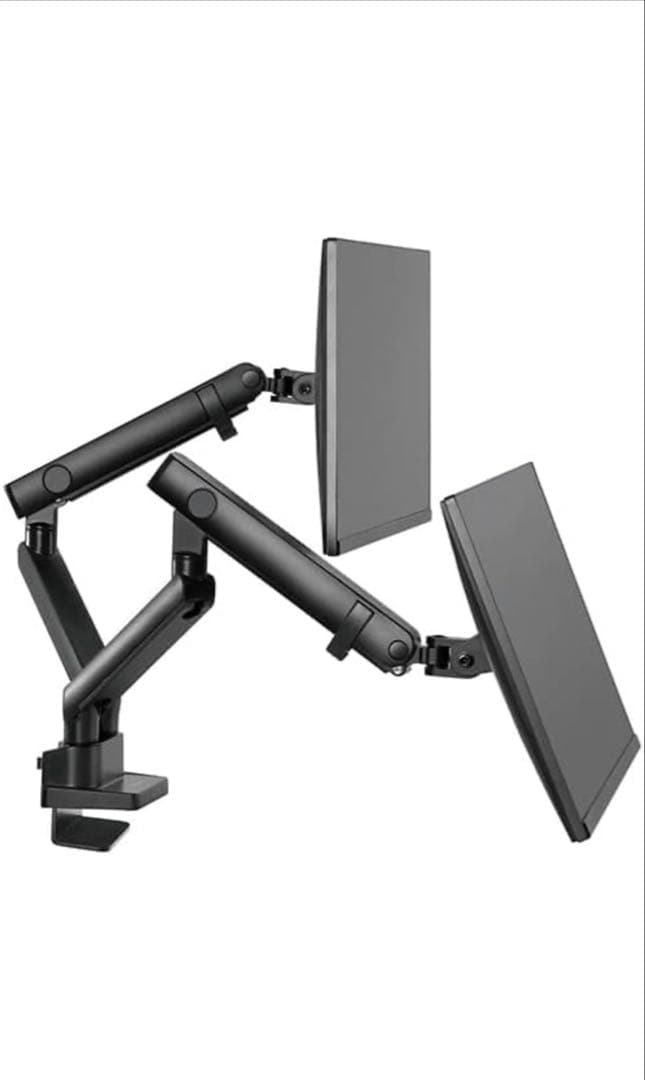 SILVER STONE ARM25 デュアルモニターアーム ブラック