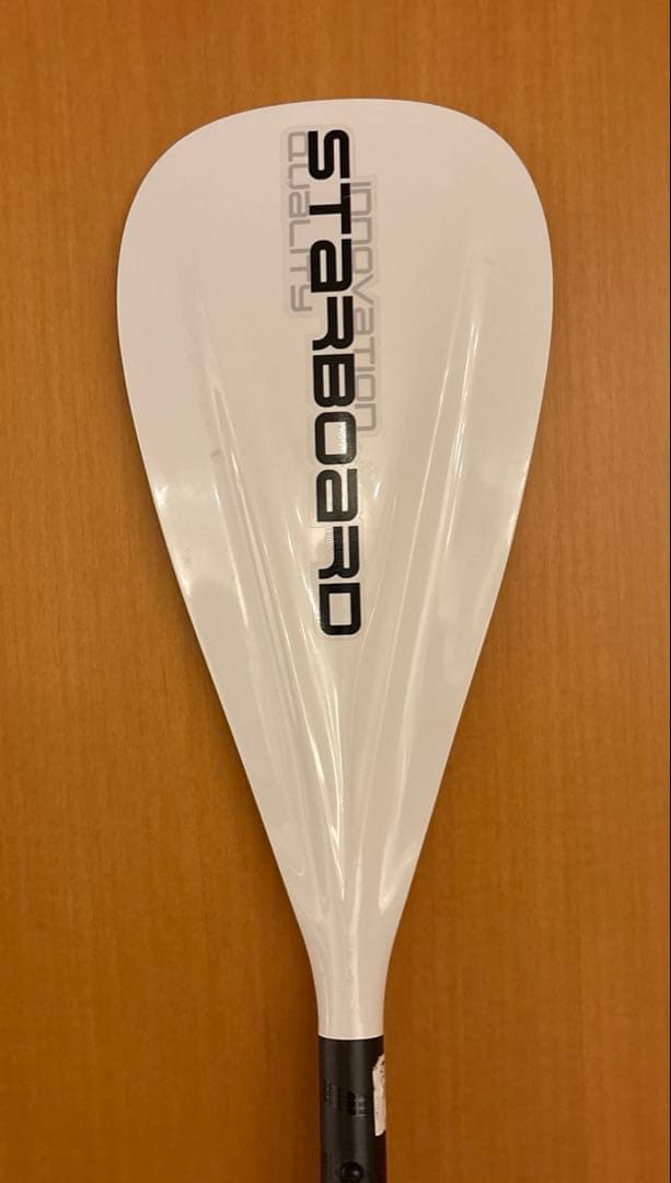 STARBOARD スターボード★パドル　ハイブリッドカーボン白×黒