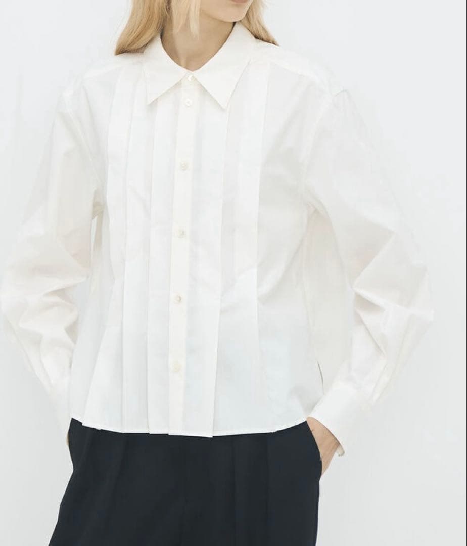 CABan コットンシルクタイプライター ランダムダックシャツ ブラウン