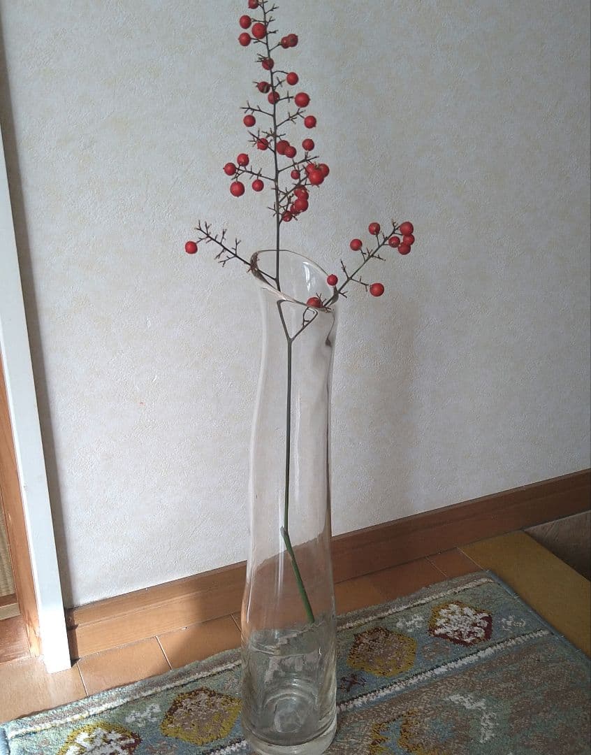 お値下げ／ガラス作家　花瓶　安土忠久さん