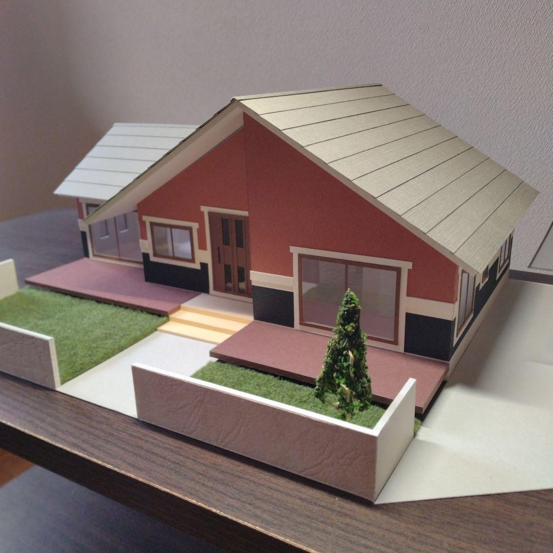 50分の1，平屋＆ロフト内外模型No.94『気分は北欧Ⅱ』