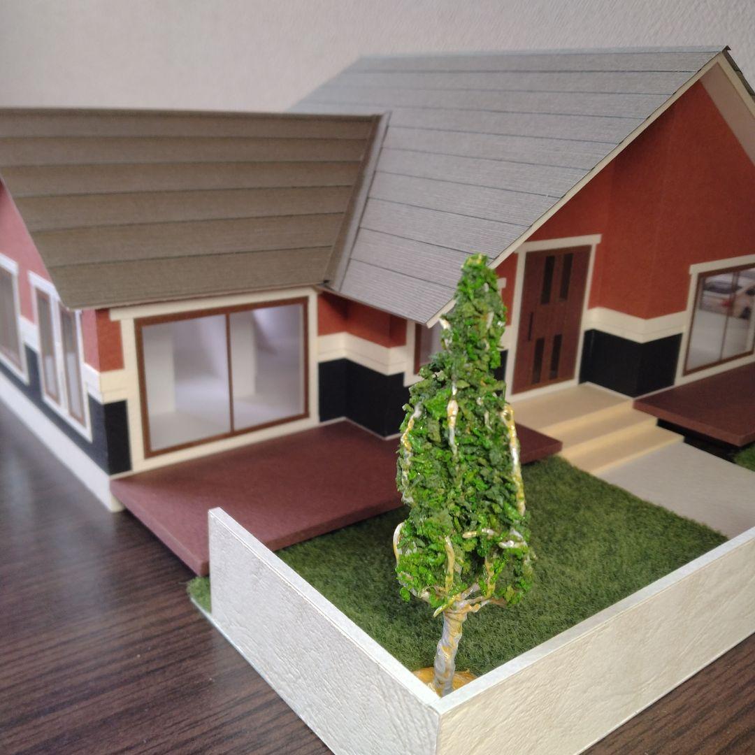50分の1，平屋＆ロフト内外模型No.94『気分は北欧Ⅱ』