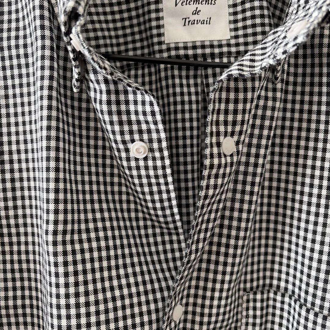 DANTON ボタンダウンギンガムチェックシャツ 36 Ladies