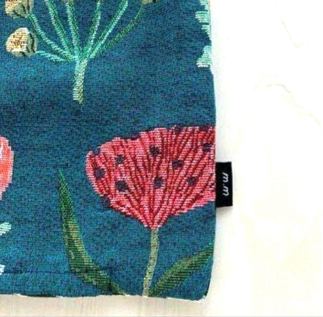 新品　松尾ミユキ　クッションカバー　フラワー 1　45×45cm　花柄