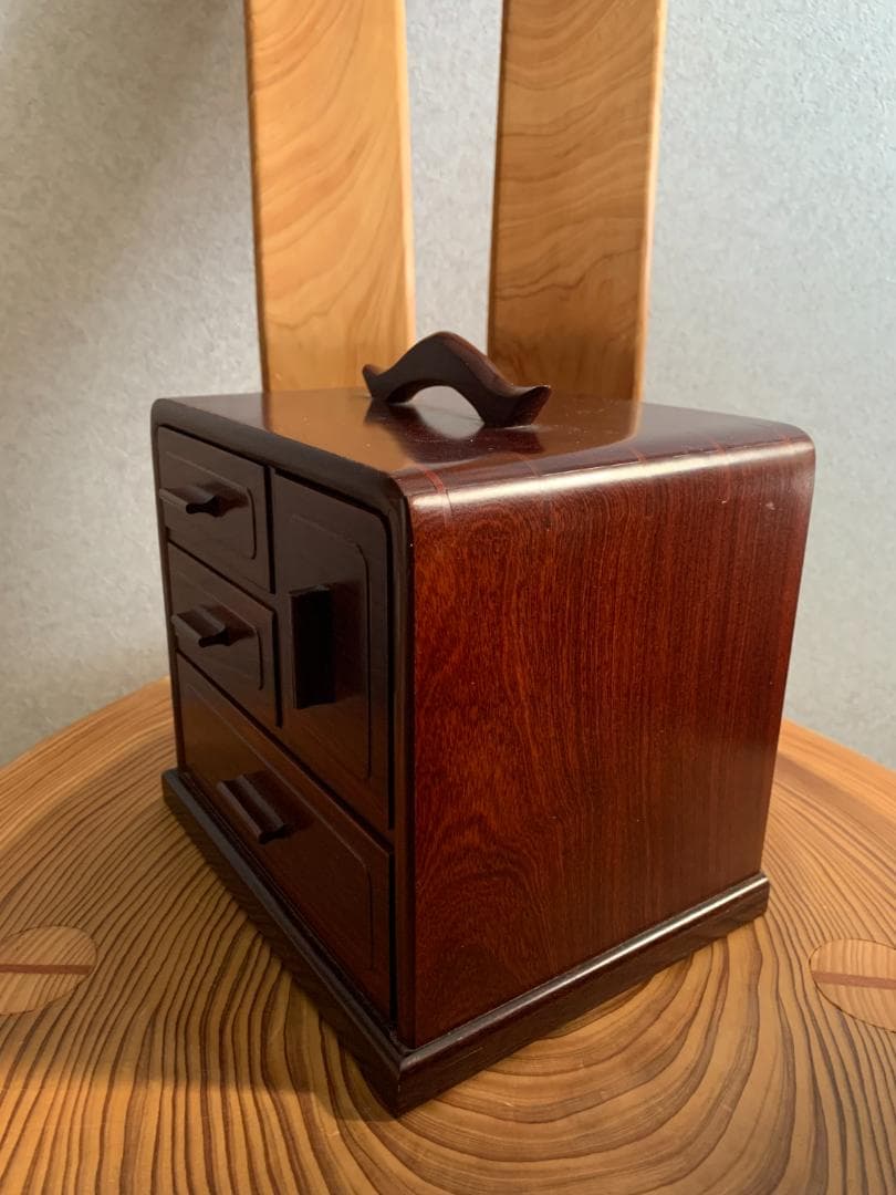 宝物箱　 紫檀 小物入れ 貴重品入れ 宝石箱 　ローズウッド