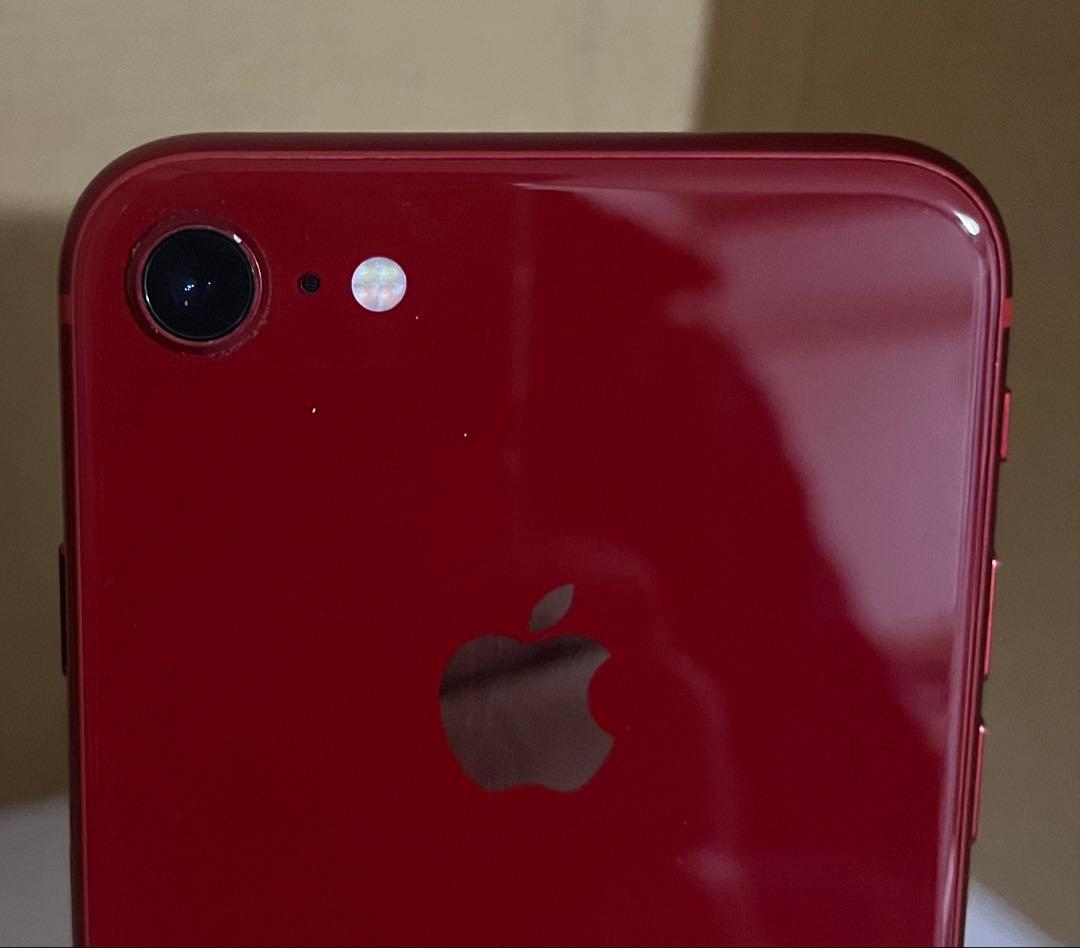 iPhone8 レッド　64G SIMロックなし　バッテリー100%