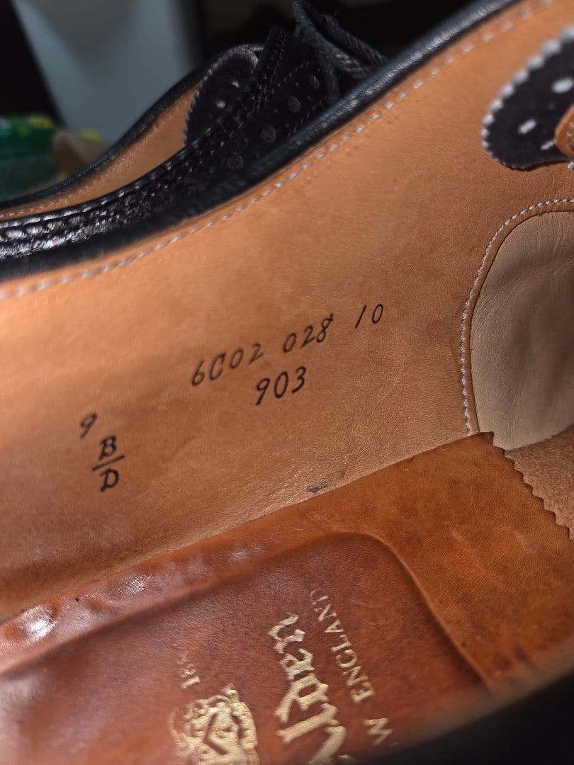 Alden 903 ショートウィングチップ