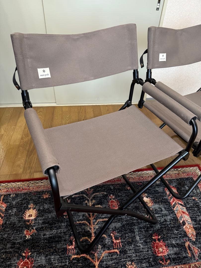 スノーピーク　FDチェアワイド　グレー2脚セット
