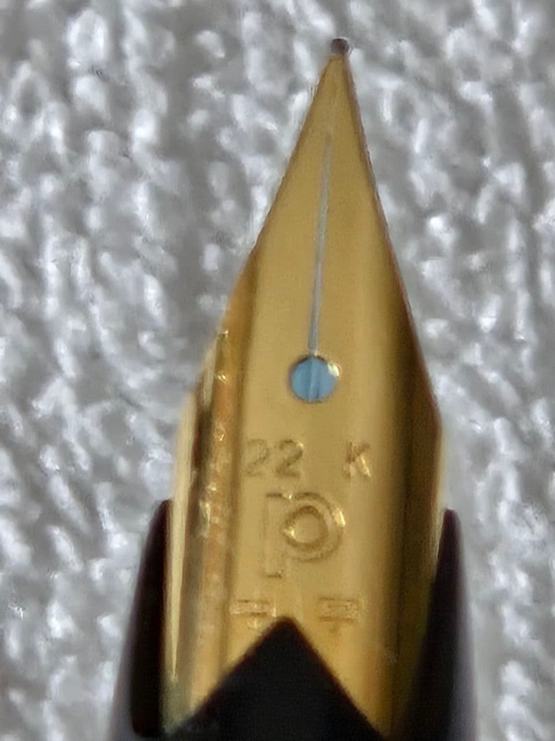 【廃盤】プラチナ　万年筆 22K　ショート　万年筆（中字）