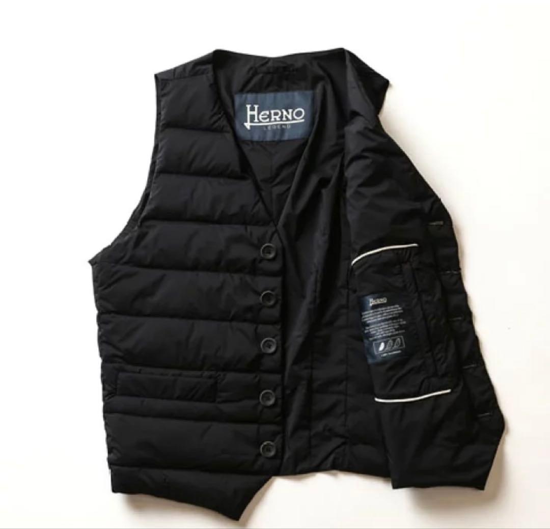 ヘルノ ダウンジレ　サイズ50