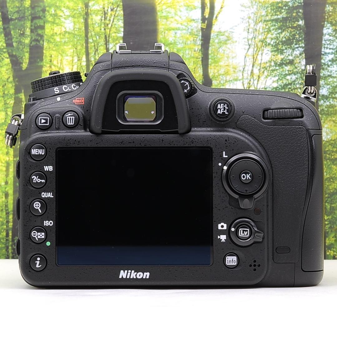 ショット数3404枚！ニコン D7200 ボディ☆WiFi搭載！高性能中級カメラ