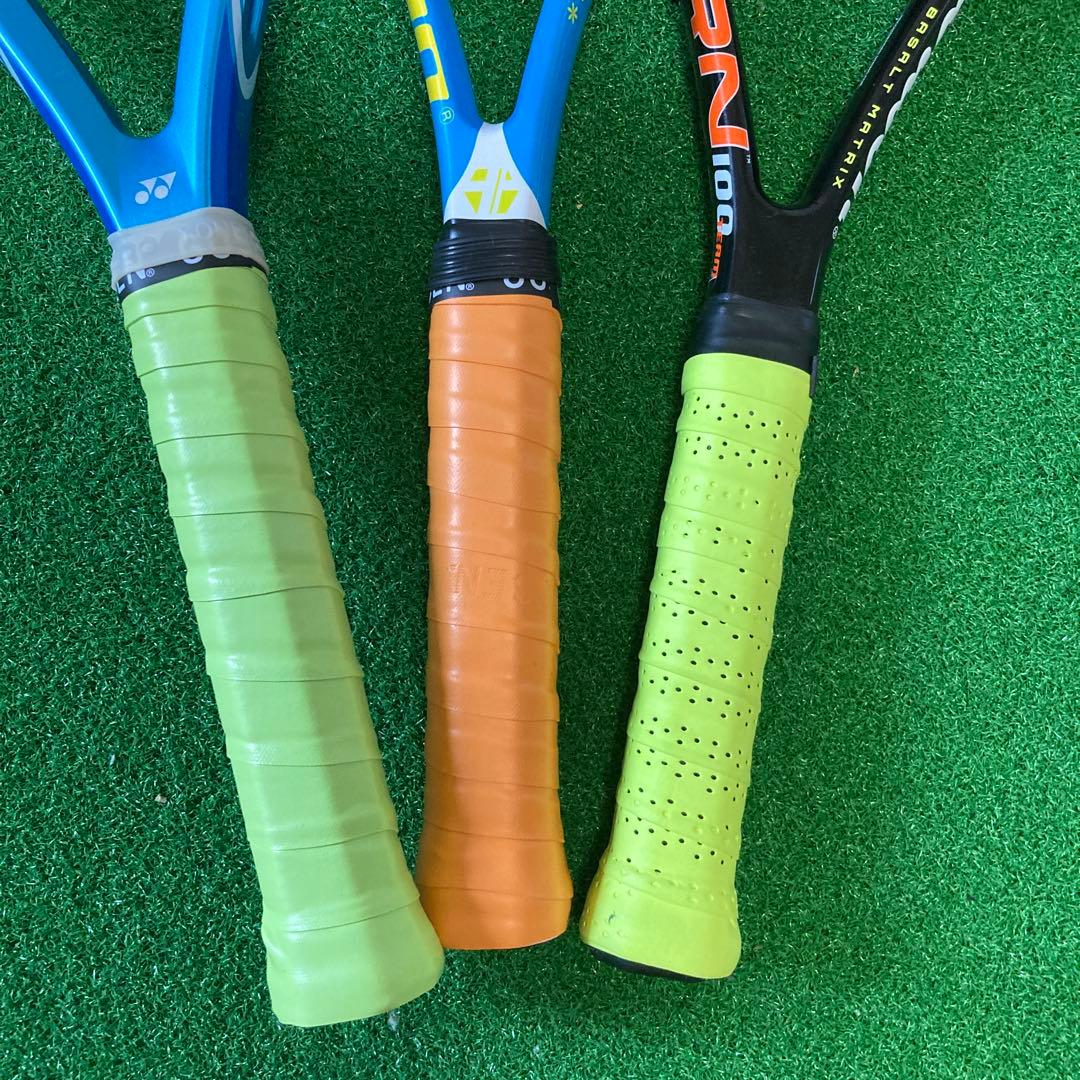 硬式テニスラケット　３本セット