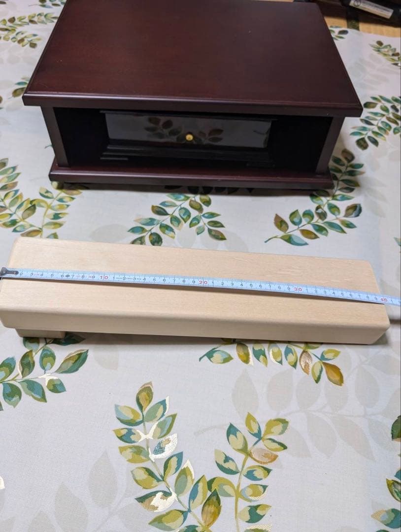 REUGE 花柄オルゴール 木製　美品