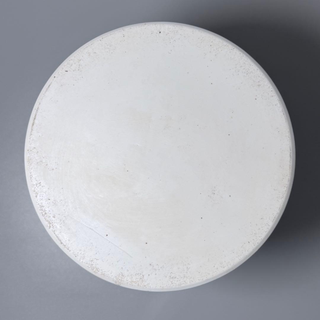 明治大正期　平戸焼　染付鳥文様水指　共箱　特注蓋付　茶道具　裏千家　表千家