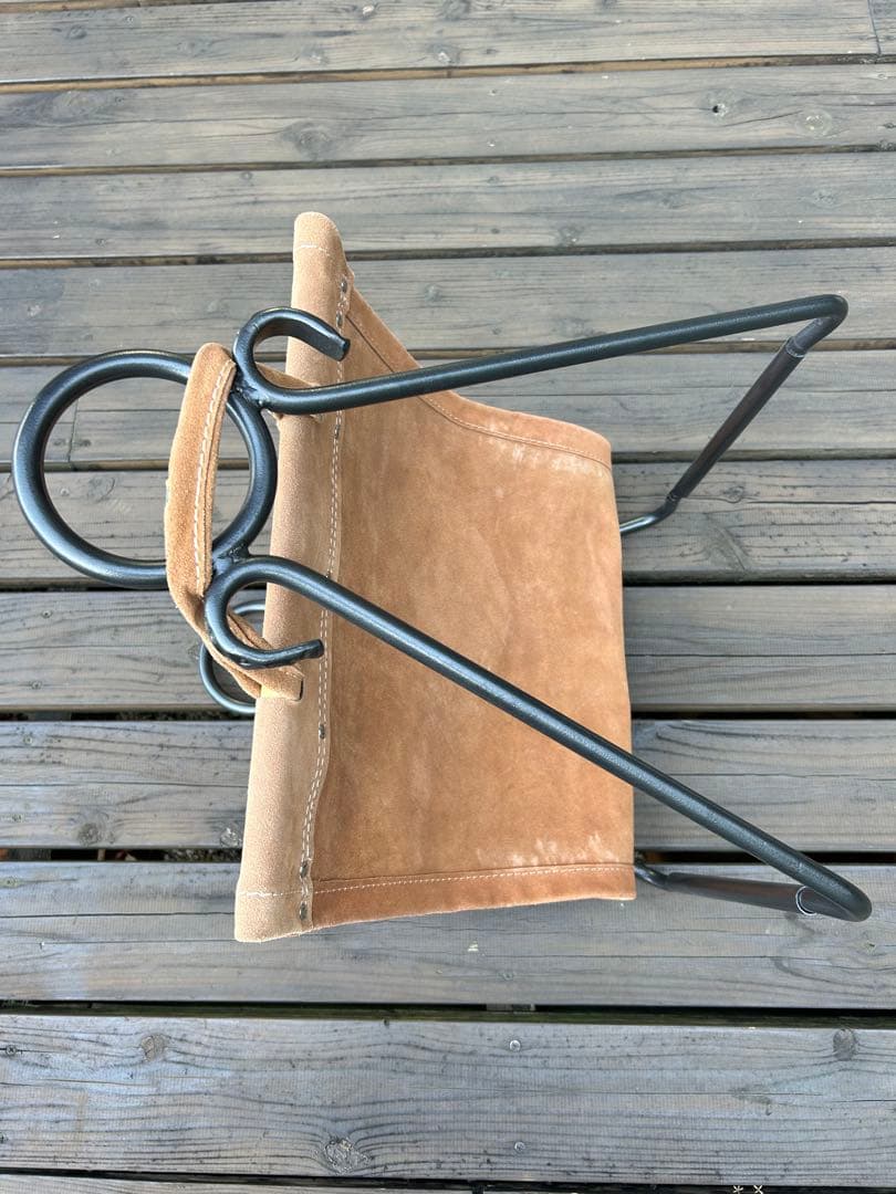 中古極上品　薪ストーブ用　ヴィンテージログラック&ログキャリー　薪置き