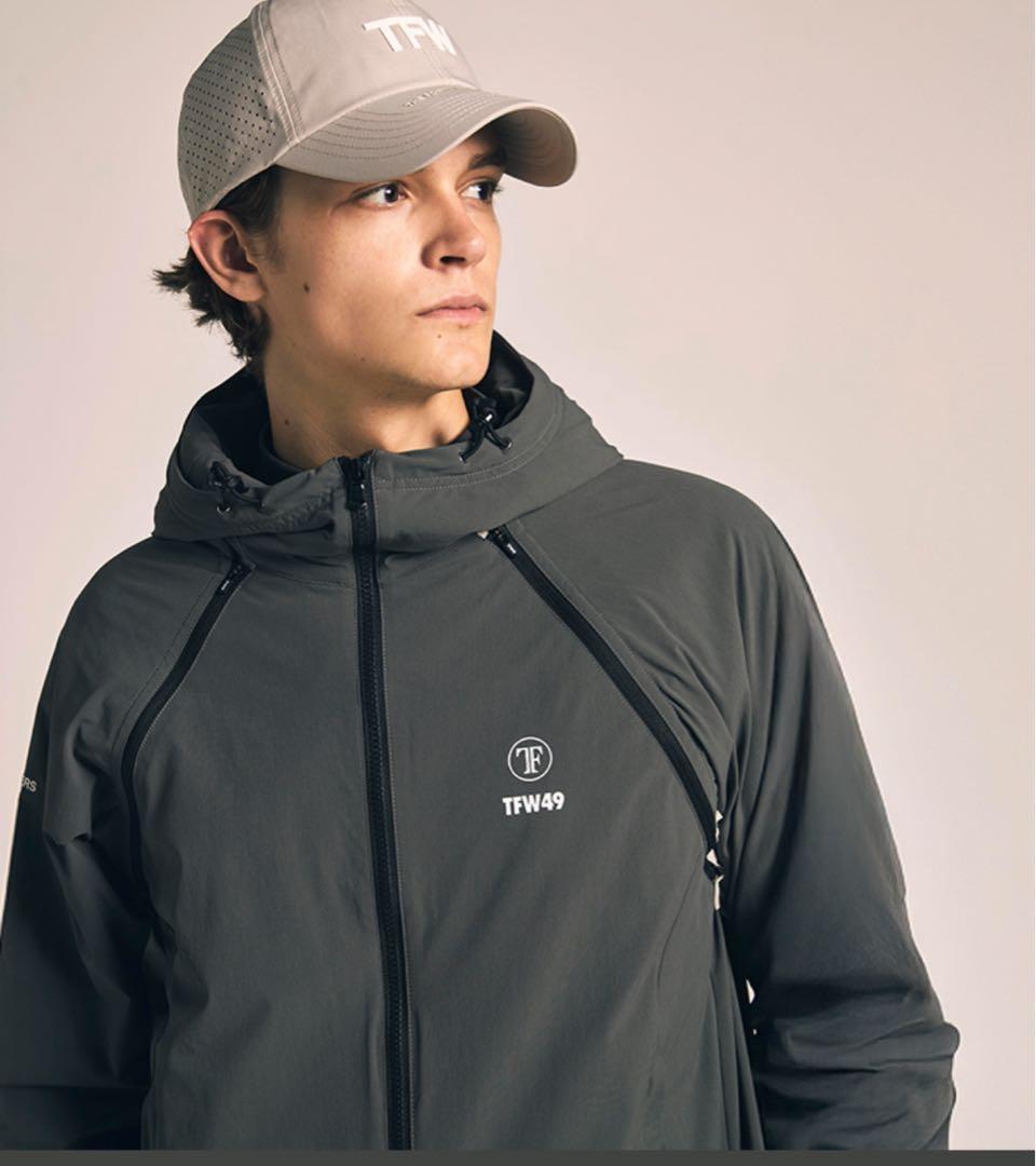 新品タグ付き⭐️TFW49⭐️2way 裏ボア⭐️ナイロンジャケット⭐️ブラック