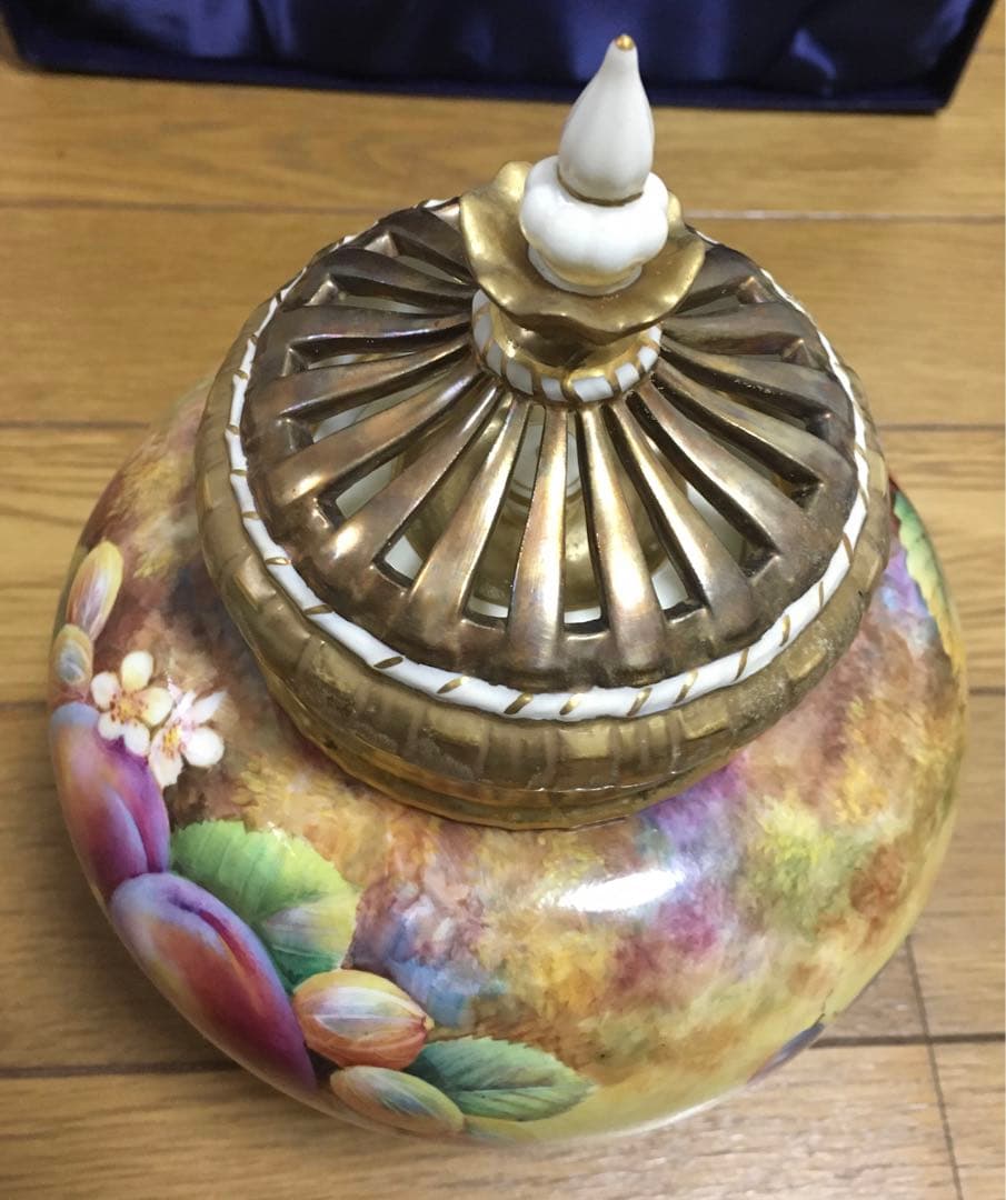  WORCESTER☆フルーツ☆手描き☆22金