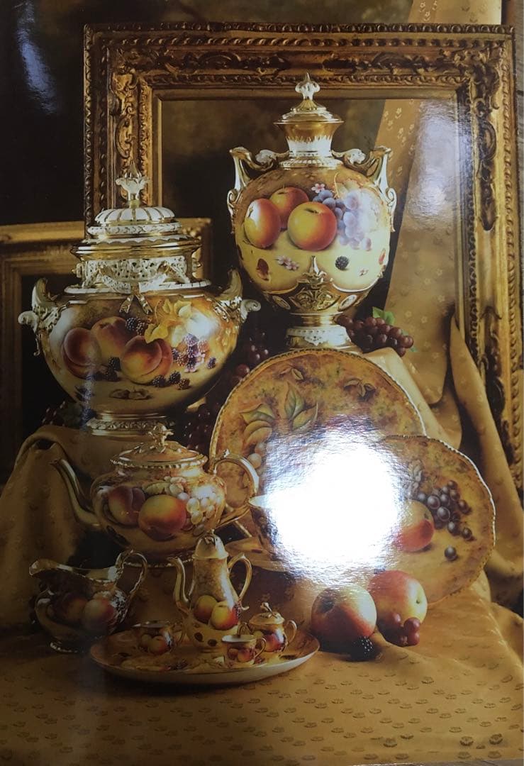  WORCESTER☆フルーツ☆手描き☆22金