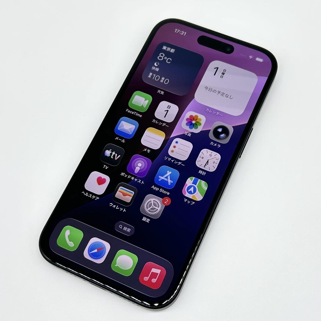 即配【美品】SIMフリー iPhone 15 128GB A3089 ブラック