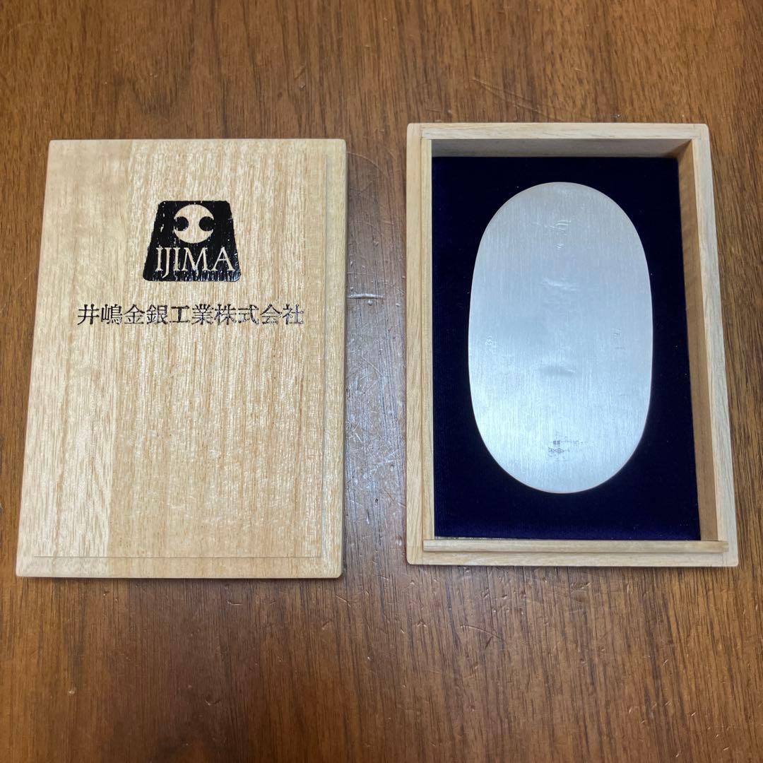 純銀 造幣局検定刻印入り小判 天保五両判 100g