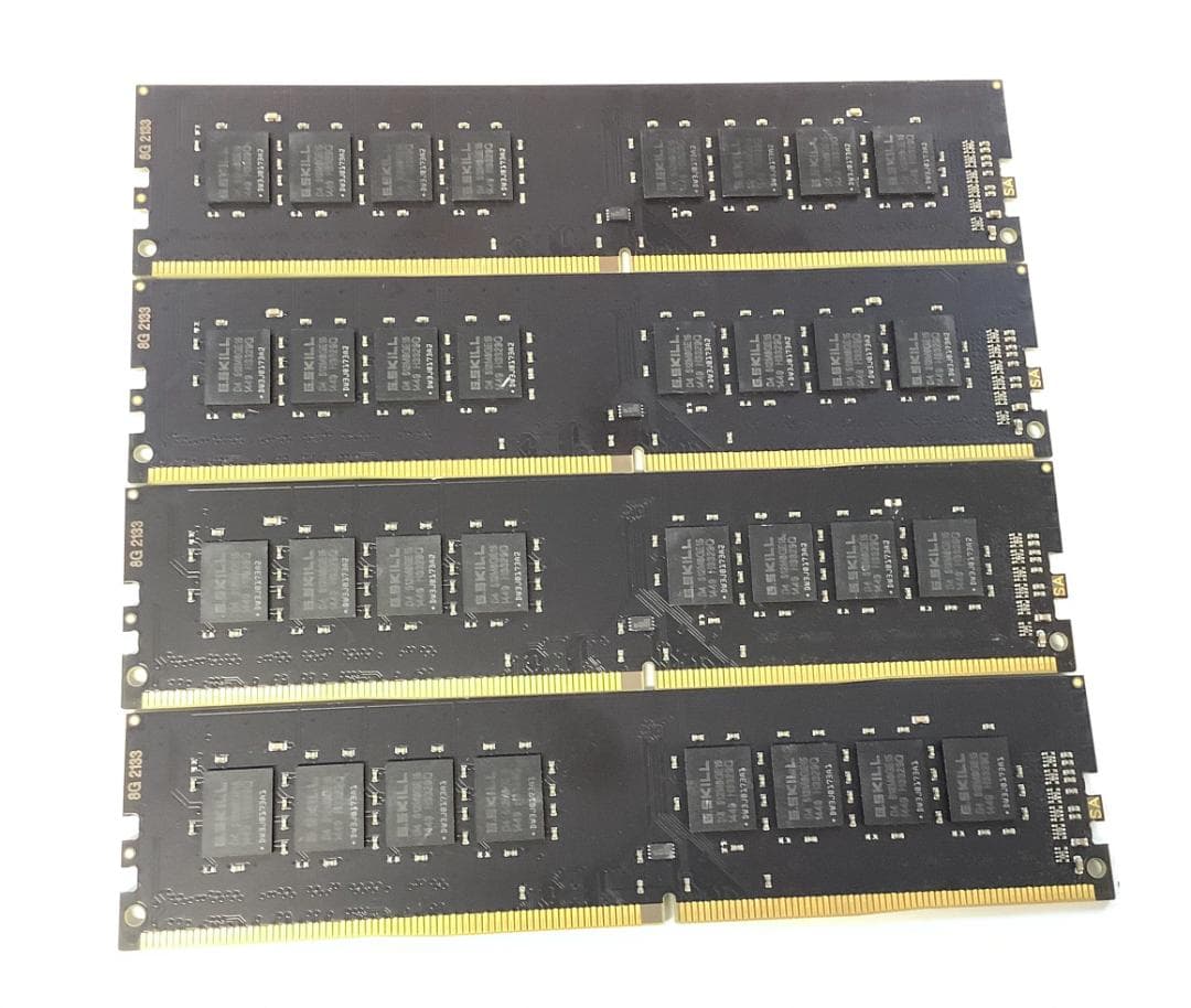 ②-WA350-G.SKILL DDR4-2133 8G メモリ 4点