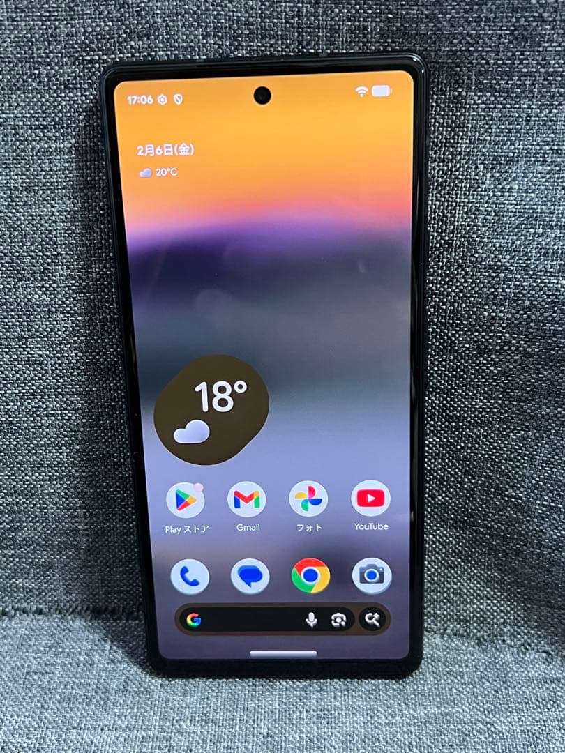 コスパ最強　Google pixel 6a 128GB チャコール　SIMフリー