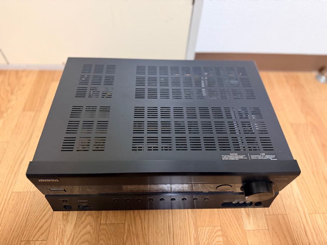 ONKYO TX-SA608(黒) 取説・純正マイク・リモコン付属　寄付充当